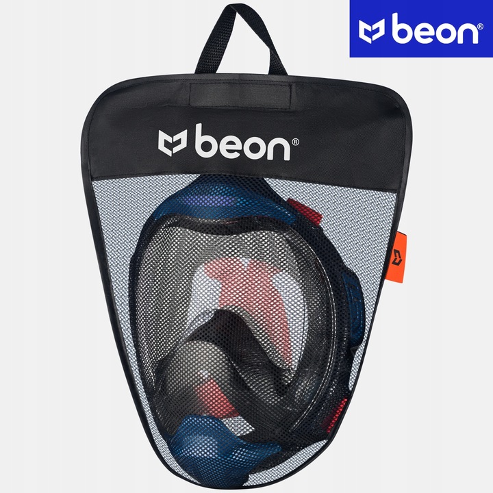MASKA DO NURKOWANIA SNORKELINGU PEŁNOTWARZOWA NA CAŁĄ TWARZ DO WODY L/XL