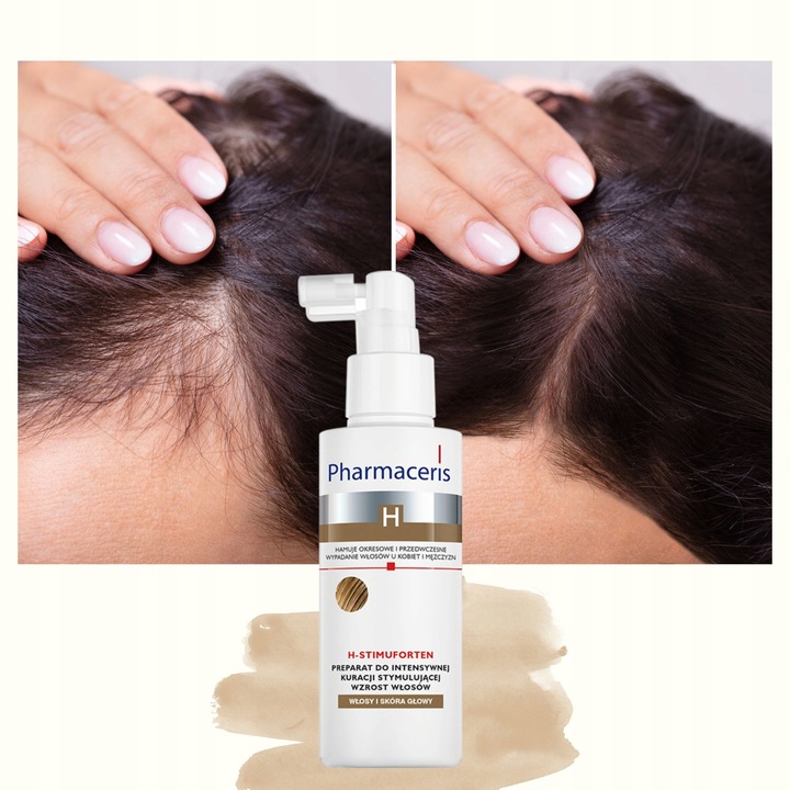 PHARMACERIS H STIMUFORTEN do kuracji stymulującej wzrost włosów 125 ml