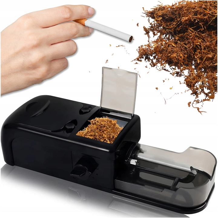 METALOWA Elektryczna Maszynka do Nabijania Papierosów Nabijarka Tytoniu 8mm