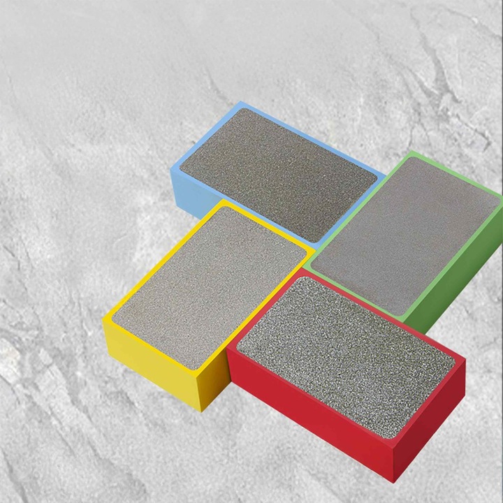 4 SZT DIAMENTOWA KOSTKA DO SZLIFOWANIA GRESU PŁYTEK 60# 100# 200# 400#