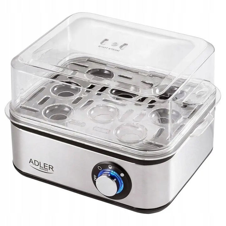 Jajowar AD 4486 na 8 jaj – Idealne Jajka na Miękko i Twardo