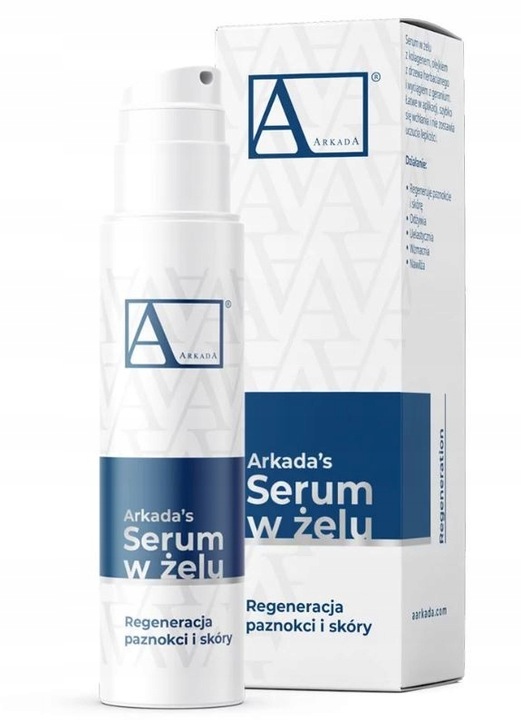 ARKADA KOLAGENOWE SERUM W ŻELU REGENERACJA PAZNOKCI I SKÓRY