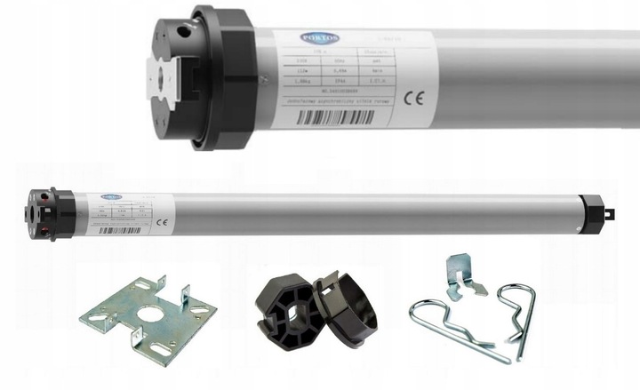 SILNIK DO ROLET ZEWNĘTRZNYCH PORTOS FI 40 MM 10 NM