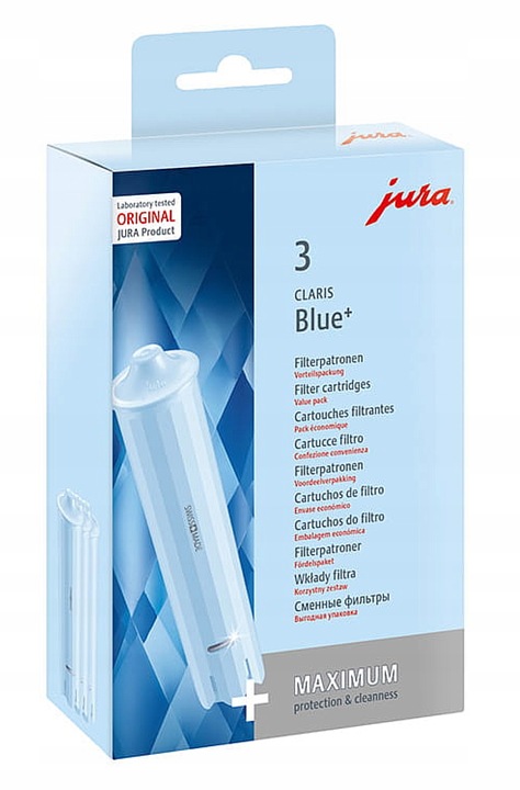 Filtr do wody Jura Claris Blue PLUS + 3szt. ORYGINALNY