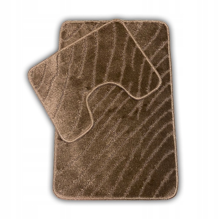 Komplet 2-częściowy dywanik łazienkowy podgumowany szybkoschnący mix wzorów