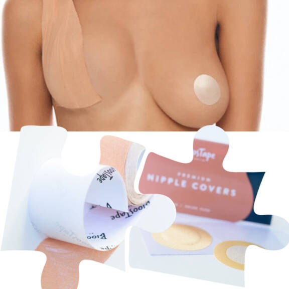 BOOB TAPE modelowanie biustu dekoltu gołe plecy