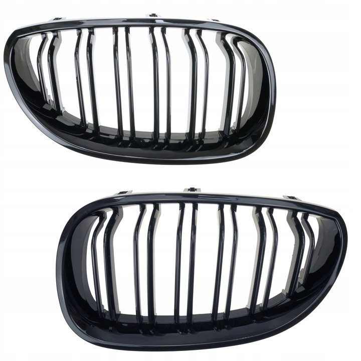 Nerki atrapa grill CZARNY POŁYSK do BMW E60 E61 M5