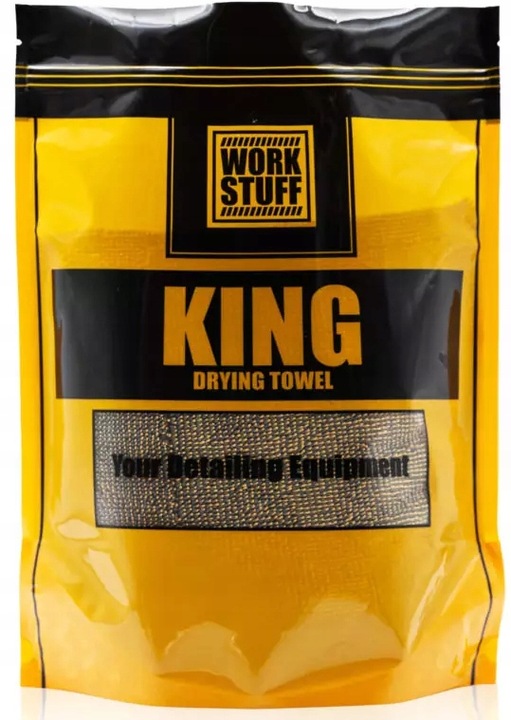 WORK STUFF Nowy KING Duży Gruby Chłonny Ręcznik Do Osuszania Lakieru Auta