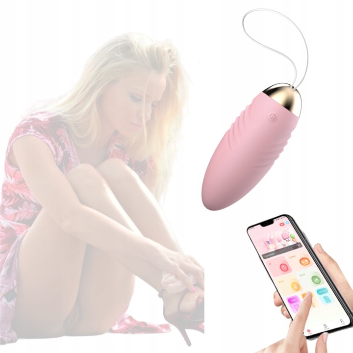 WIBRUJĄCE JAJKO STEROWANE APLIKACJĄ WIBRATOR BULLET APP