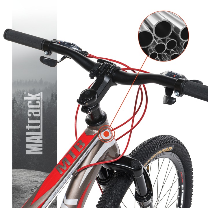 ROWER GÓRSKI MTB 26 SHIMANO 21 BIEGÓW SHIMANO 2 Tarcze RAMA 18" KOŁA 26"