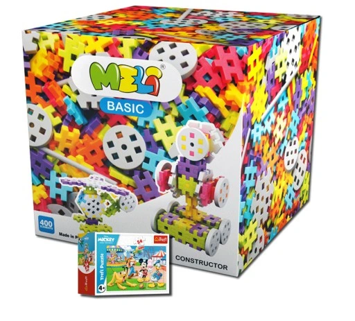 Klocki Konstrukcyjne Meli Constructor 400+ PREZENT