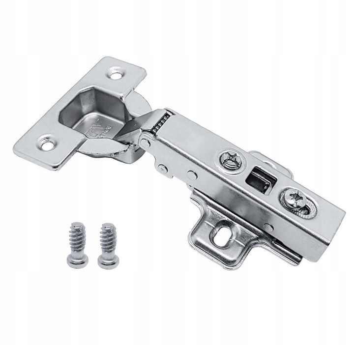 Zawias meblowy prosty nakładany CICHY DOMYK 110° GTV-HC Eurowkręty 100