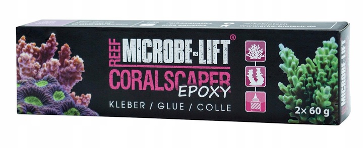 Coralscaper EPOXY 2x60g Klej Microbe-Lift