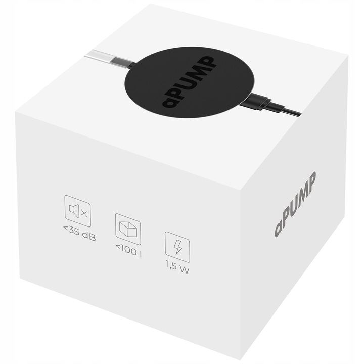 APUMP NAJCICHSZA POMPKA NAPOWIETRZACZ DO AKWARIUM DO 100L