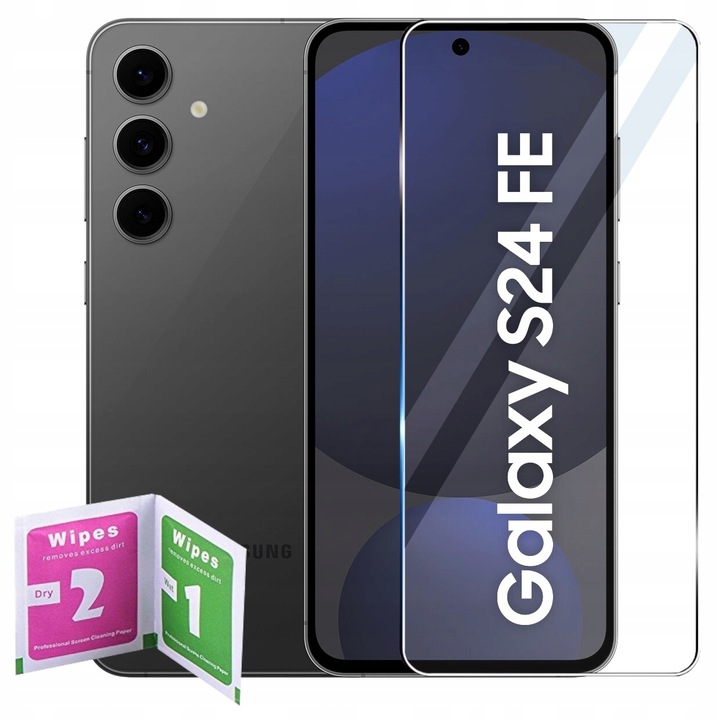 2x SZKŁO+ ETUI WZMACNIANE MAGSAFE CASE CZARNY MATT do SAMSUNG GALAXY S24 FE