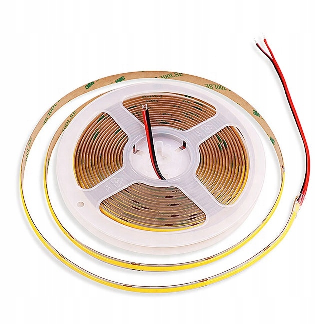 MOCNA Taśma LED COB 5M 12V NEON ZIMNA LINIA