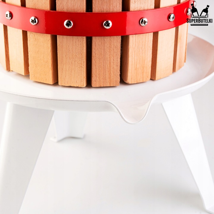 PRASA ŚRUBOWA RĘCZNA do OWOCÓW WINA SOKÓW OLIWY 6 L WYCISKARKA NIERDZEWNA