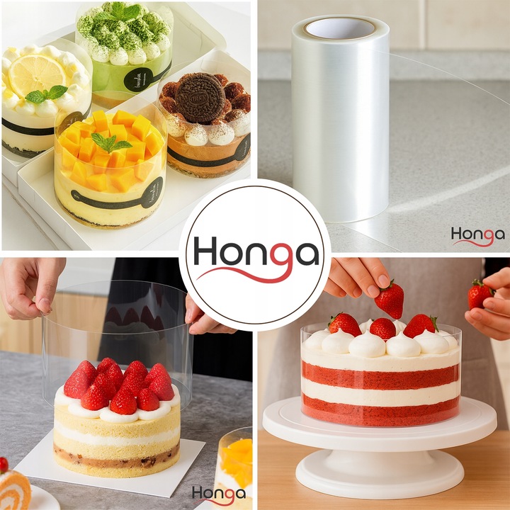 FOLIA RANTOWA RANT OWIJKA CUKIERNICZA DO OBRĘCZY RANTOWEJ 20cm x 10m