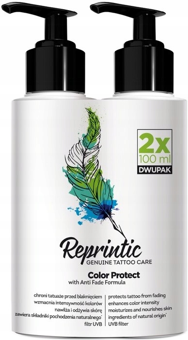 ZESTAW DWUPAK REPRINTIC KREM OCHRONNY do PIELĘGNACJI TATUAŻU 2x 100ml