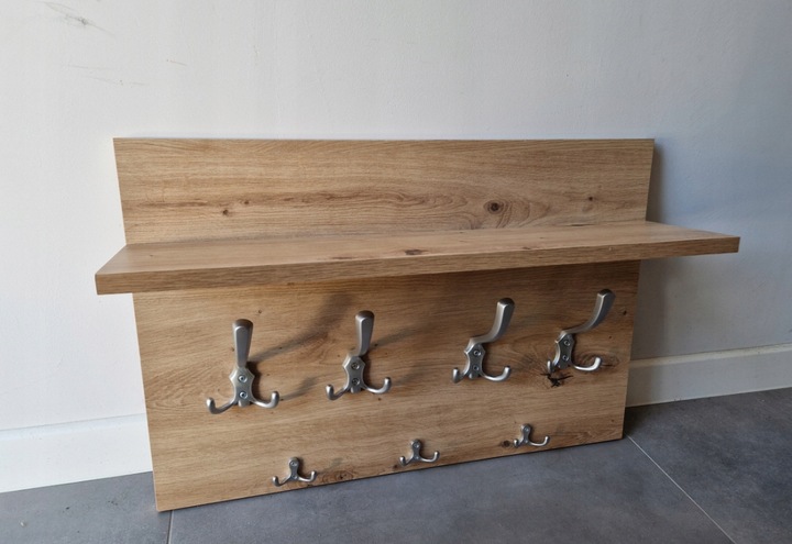 Schowek na buty z SIEDZISKIEM szafka pufa wieszak ARTISAN + Panel