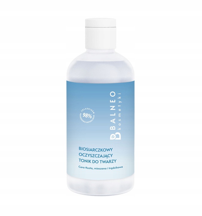 Balneokosmetyki – Biosiarczkowy Tonik Oczyszczający – Naturalny - 300 ml