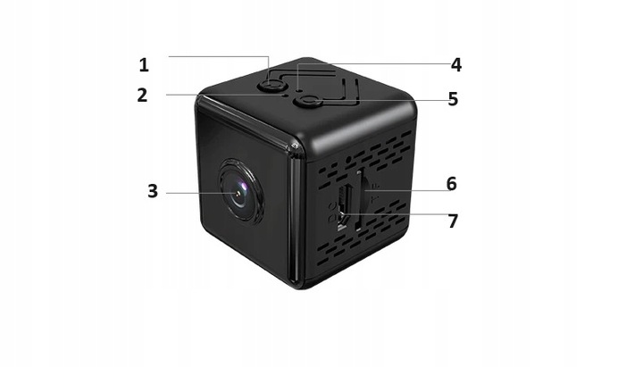 Mini kamera szpiegowska SMART detekcja ukryta kamerka Mała WIFI 4K