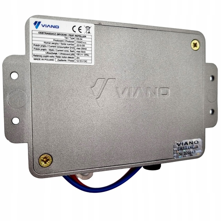 RADAROWY SAMOCHODOWY ODSTRASZACZ KUN GRYZONI MYSZY