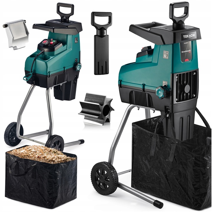 SAMOZASYSAJĄCY ROZDRABNIACZ DO GAŁĘZI RĘBAK FREZOWY ELEKTRYCZNY