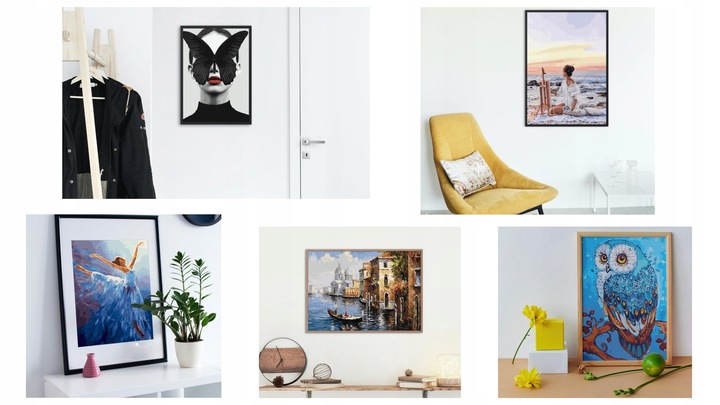 Obraz do malowania po numerach iPicasso - 40x50 cm na ramie