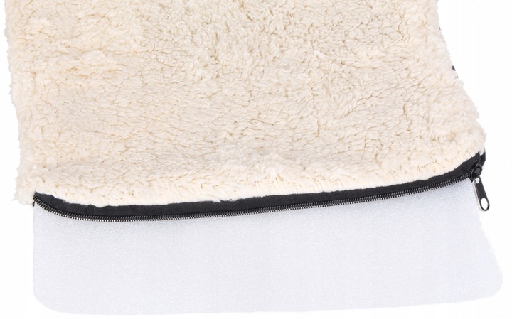 TRANSPORTER TORBA SKŁADANA KOJEC DLA PSA KOTA Z MATĄ PLUSZOWĄ 82cm XL