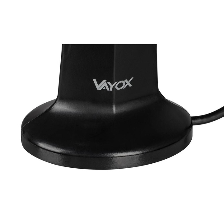 ANTENA POKOJOWA DVB-T2 DO TV NAZIEMNEJ DOOKÓLNA AKTYWNA MAGNES USB 4K VAYOX