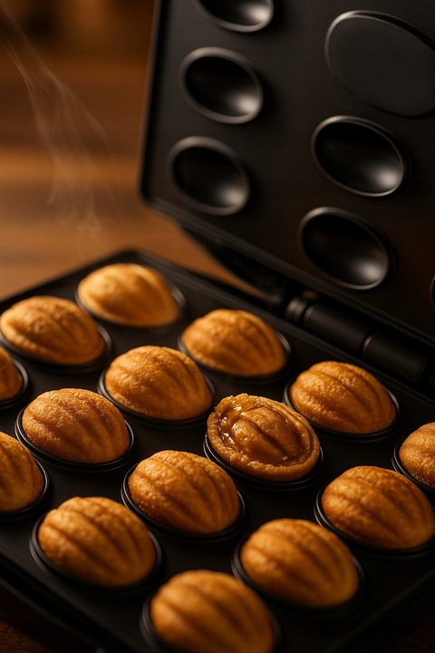 OPIEKACZ DO ORZESZKÓW CIASTEK FORMA 24 szt ELEKTRYCZNY MOC 1400W XXL