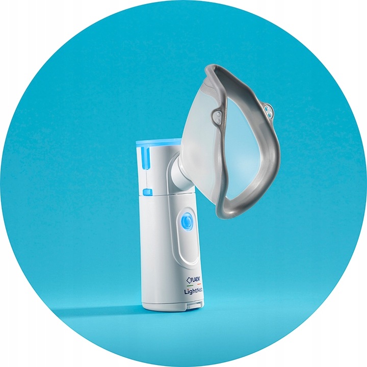 INHALATOR MEMBRANOWY SIATECZKOWY FLAEM LIGHTNEB PRZENOŚNY TRYB NOCNY CICHY