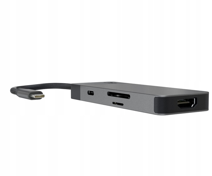 Adapter HUB GC Connect 7w1 USB-C 3xUSB HDMI PD 85W
