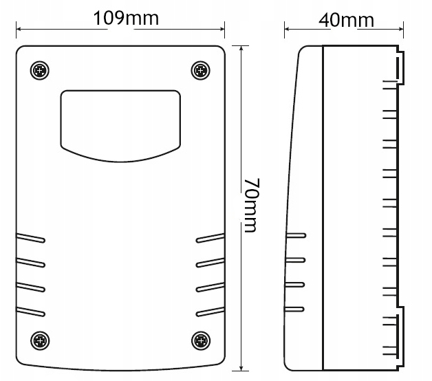 Czujnik Zmierzchu z TIMEREM Zmierzchowy Czujka Zewnętrzna IP44