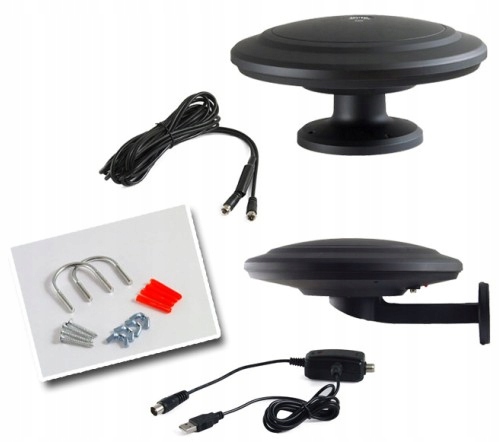 NAJMOCNIEJSZA ANTENA SAM. MISTRAL TV KAMPER JACHT