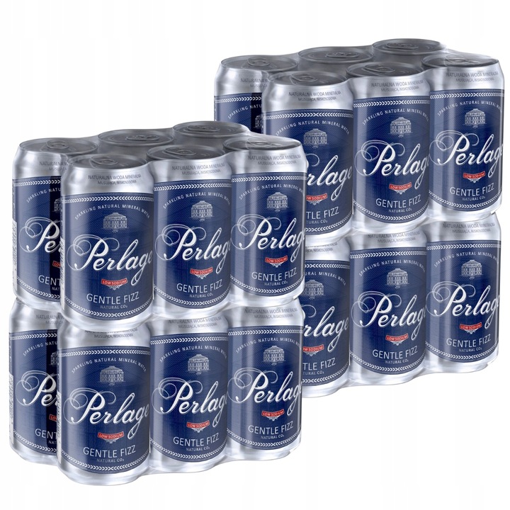 Cisowianka Perlage woda musująca 330 ml 24 sztuki