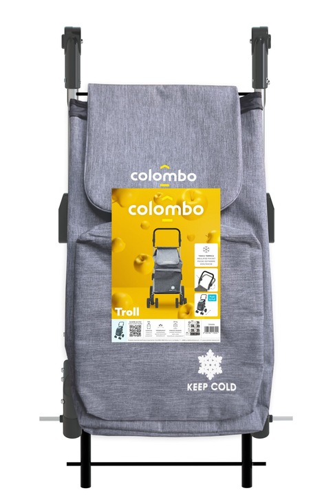 Wózek na zakupy Colombo 4 KOŁOWY PCHANY termiczny