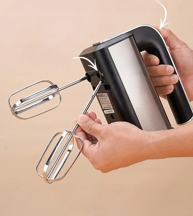 MIKSER RĘCZNY ROBOT KUCHENNY TODOMI TURBO PODKŁADKA TRZEPACZKI HAKI 5 BIEGI