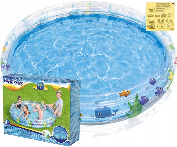 BESTWAY 51005 BRODZIK BASEN DMUCHANY DLA DZIECI