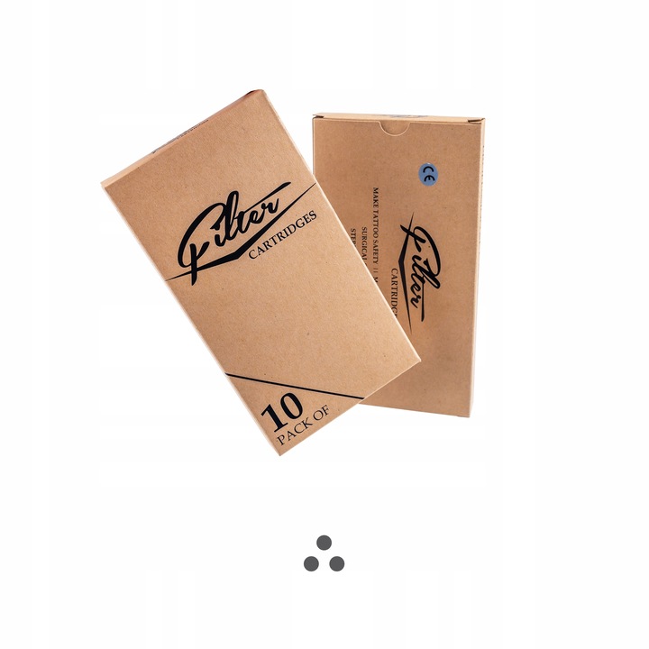 CARTRIDGE EZ FILTER 3RL | 0,35mm | LT | Pudełko 10 szt | Igła do