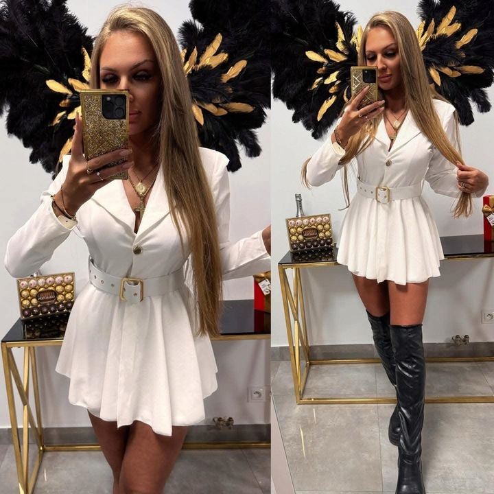 KOMBINEZON Z SPÓDNICO-SPODENKAMI Hit Krótki, UNI pasuje XS,S,M