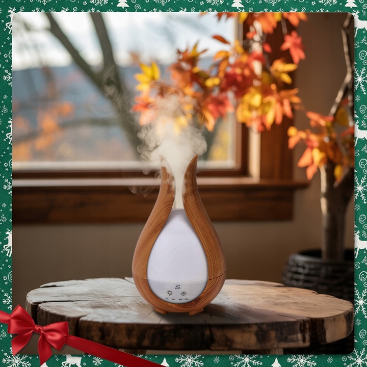 NAWILŻACZ POWIETRZA DYFUZOR ZAPACHOWY AROMATERAPIA LAMPKA NOCNA DLA