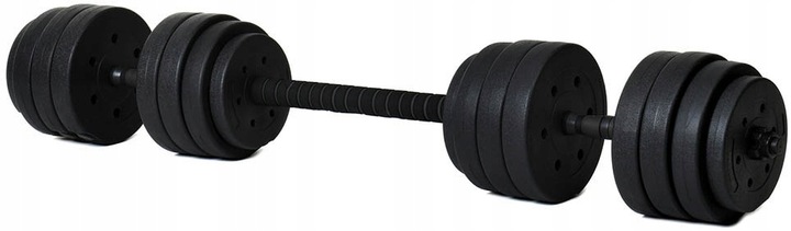 REGULOWANE HANTLE 40 KG ZESTAW HANTLI 2X20 KG Z FUNKCJĄ SZTANGI