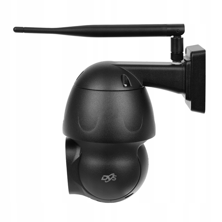 ZEWNĘTRZNA CZARNA BEZPRZEWODOWA KAMERA WIFI OBROTOWA IP 4MPX TUYA SMART DVS