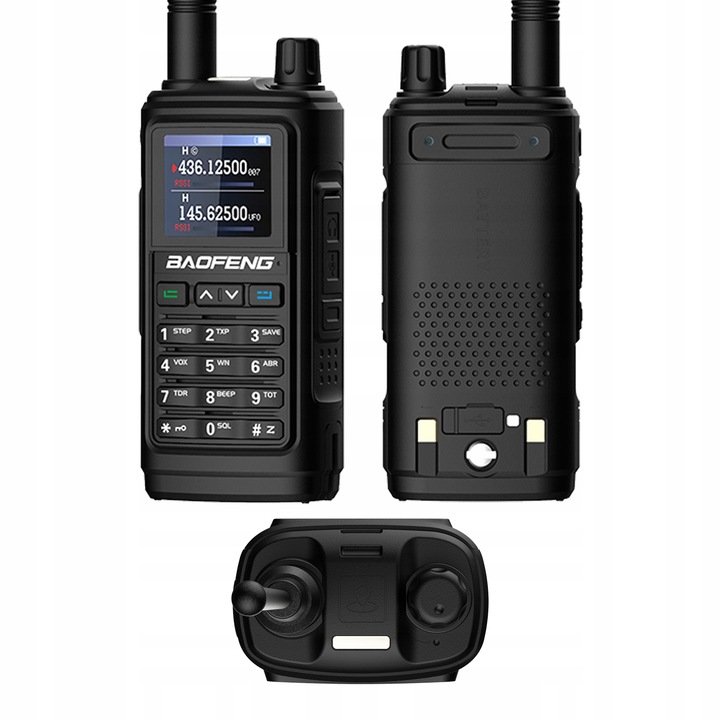 Krótkofalówka Radiotelefon Baofeng UV-17E Walkie Talkie PMR VHF UHF USB-C
