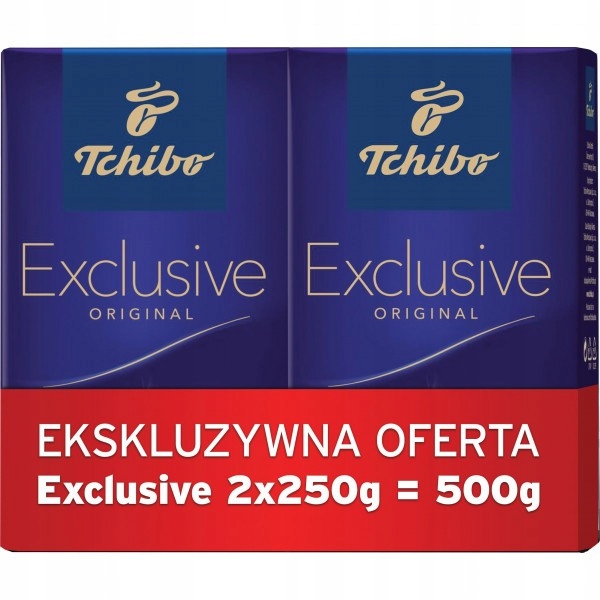 Kawa mielona Tchibo Exclusive 2x250g 500g