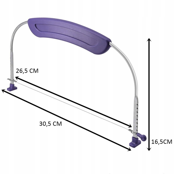 Nóż strunowy do ciasta nóż do biszkoptu krajacz cukierniczy regulacja