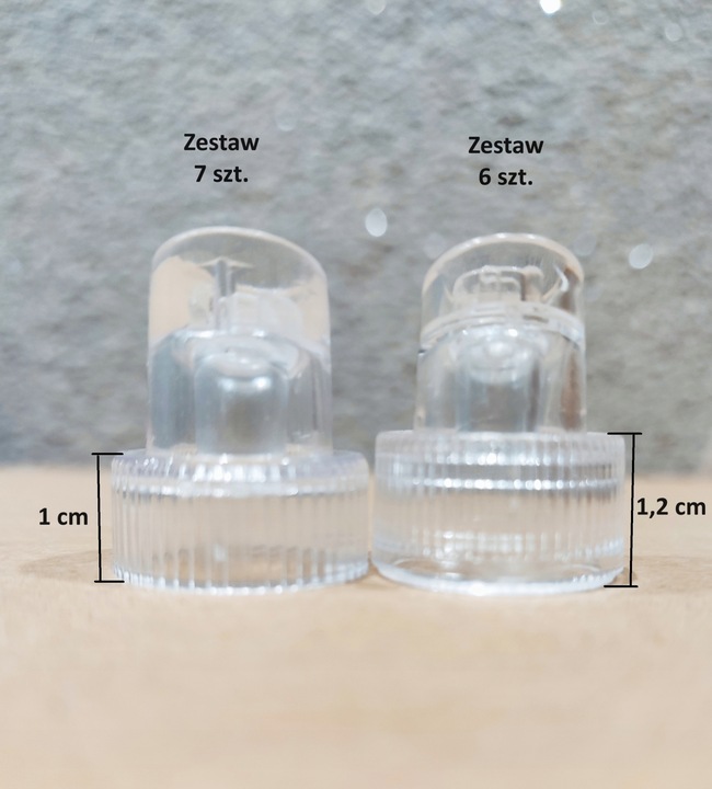 Zestaw Końcówek Głowic do oczyszczania wodorowego 6w1 (6 sztuk)