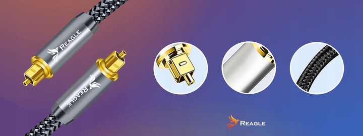 KABEL OPTYCZNY TOSLINK 5M HQ SPDIF DIGITAL AUDIO PRZEWÓD CYFROWY